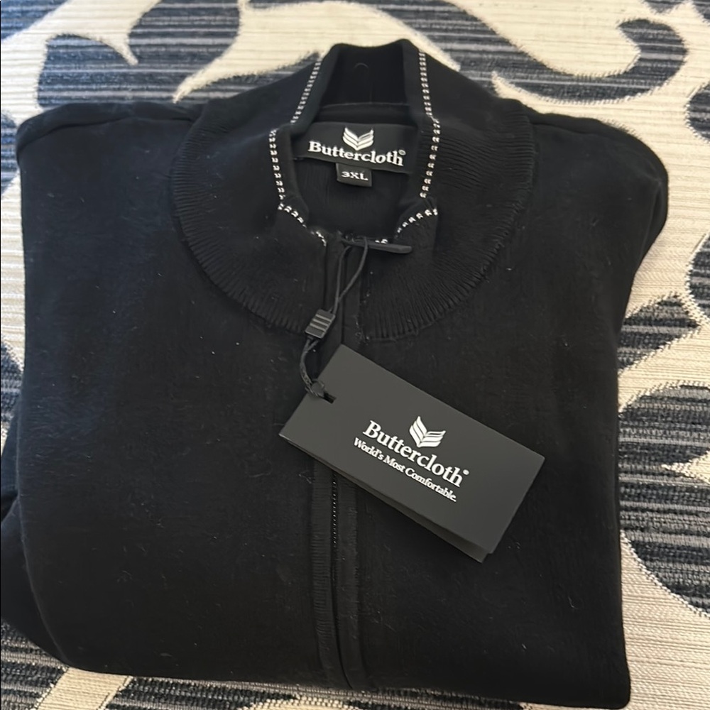 Butter Black Cardigan Sweater Classic Style